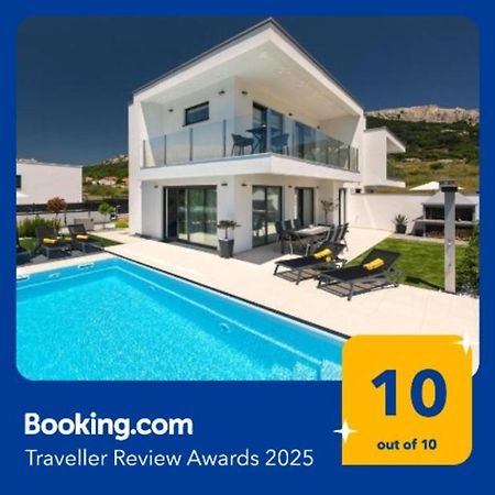 Villa Supernus With Heated Pool Baška Exteriér fotografie