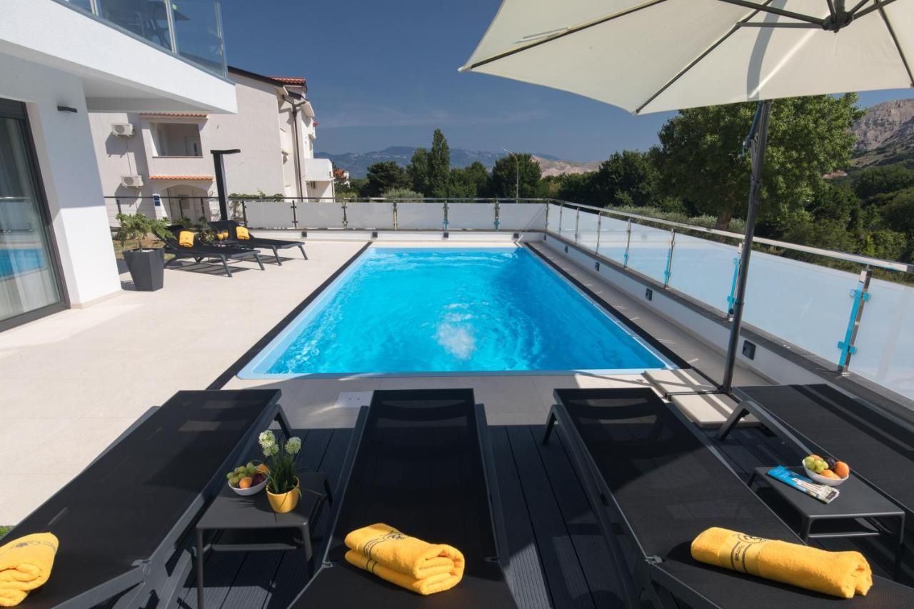 Villa Supernus With Heated Pool Baška Exteriér fotografie