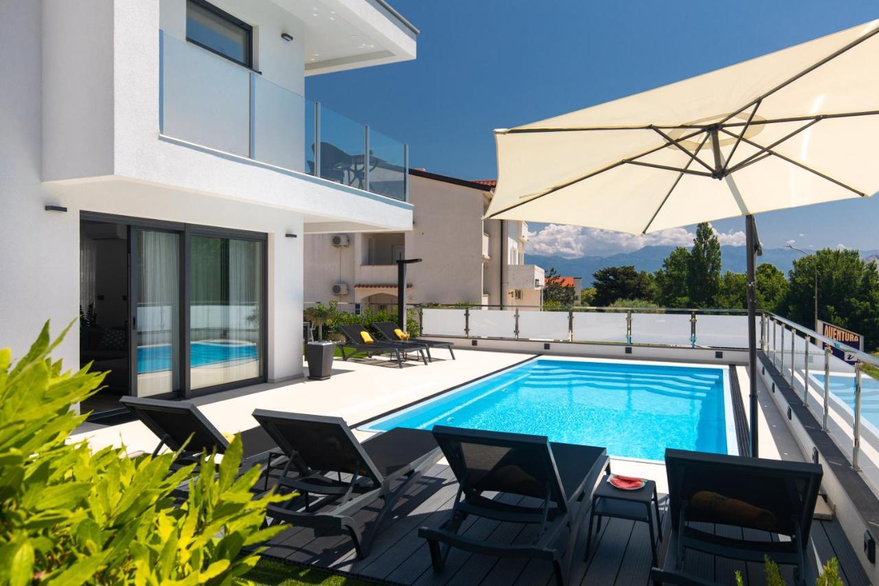 Villa Supernus With Heated Pool Baška Exteriér fotografie